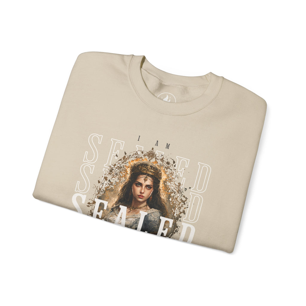Sealed by His Spirit – Branded by Fire Crewneck (Ephesians 1:13–14)