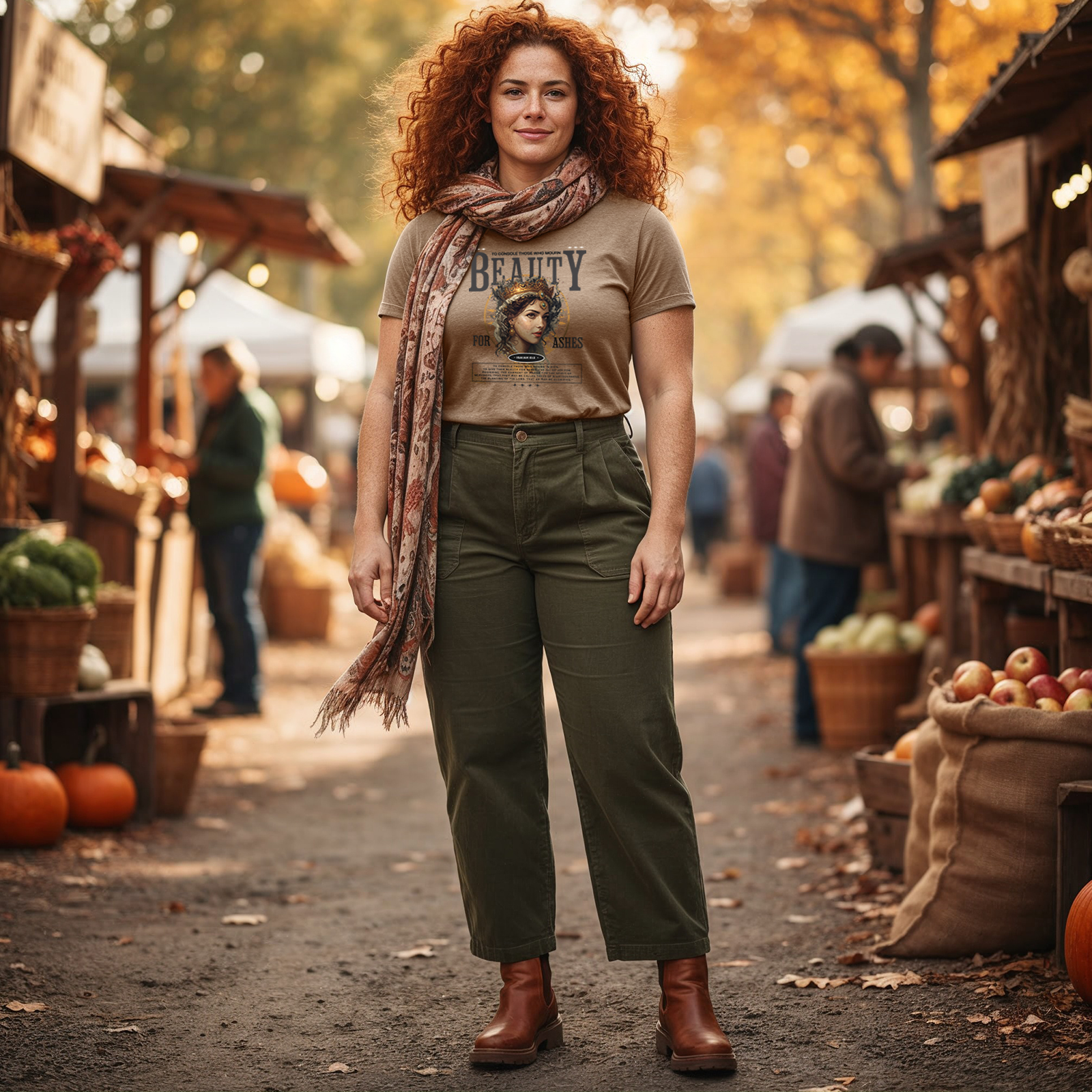 Beauty for Ashes – Rise & Reign Tee (Isaiah 61:3)