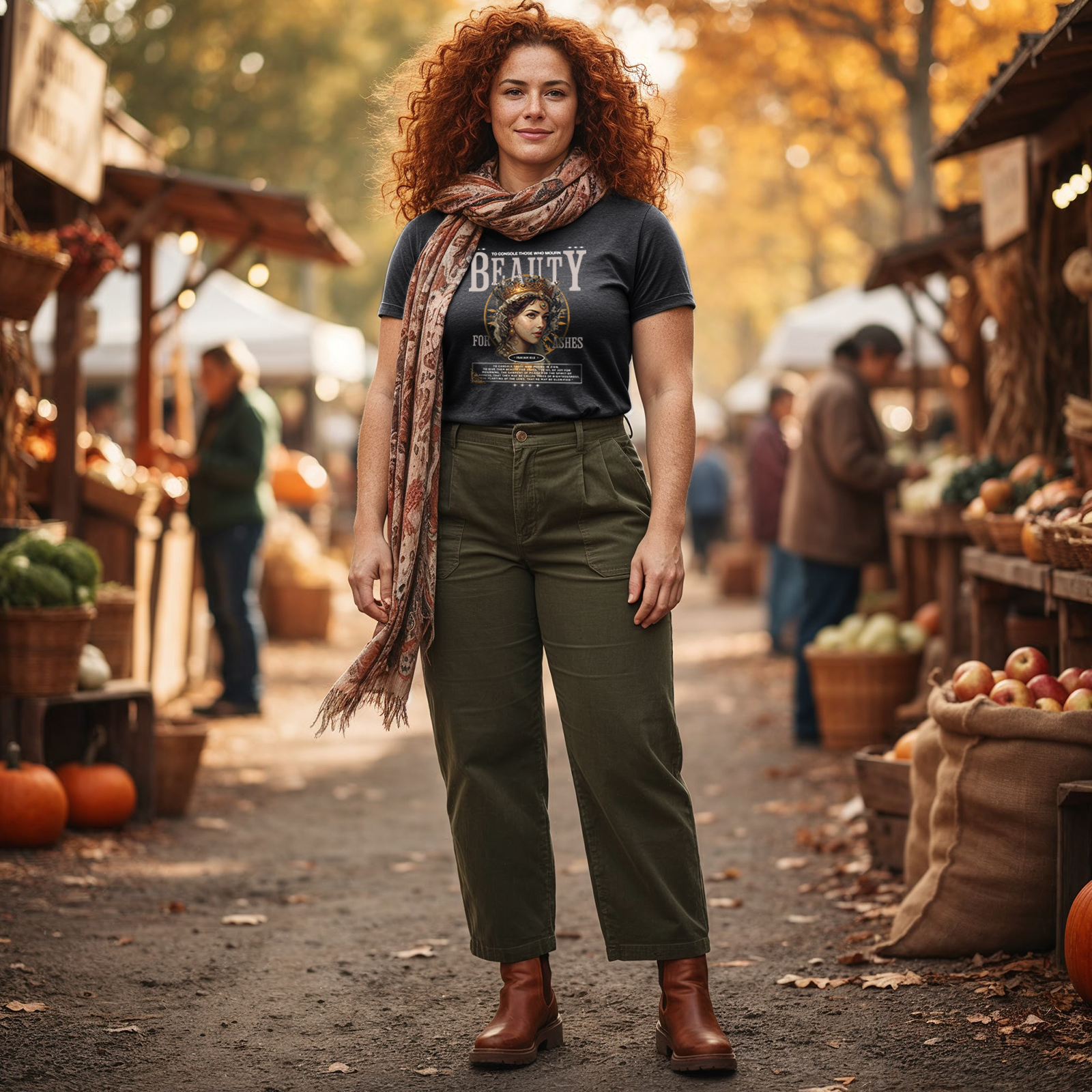 Beauty for Ashes – Rise & Reign Tee (Isaiah 61:3)