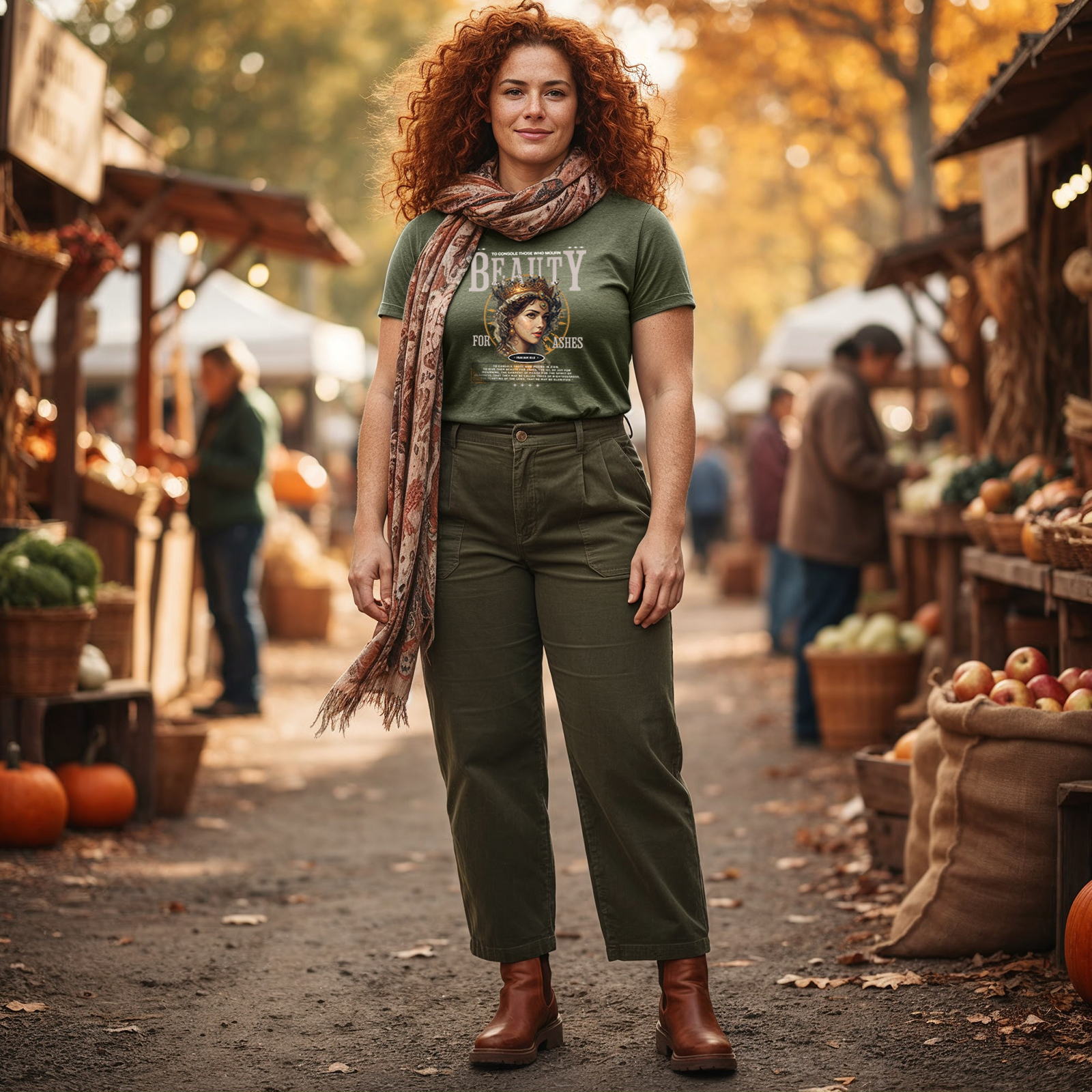 Beauty for Ashes – Rise & Reign Tee (Isaiah 61:3)