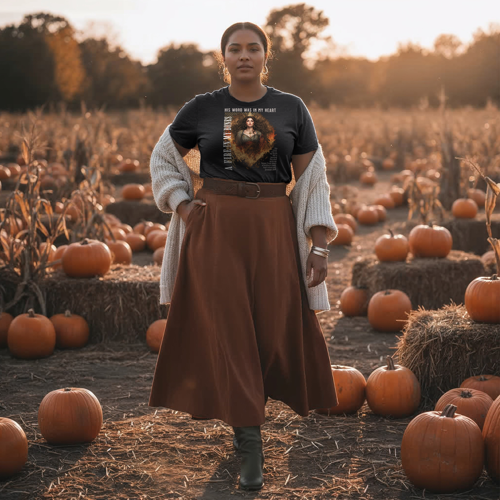 Fire in My Bones – War Cry Tee (Jeremiah 20:9)