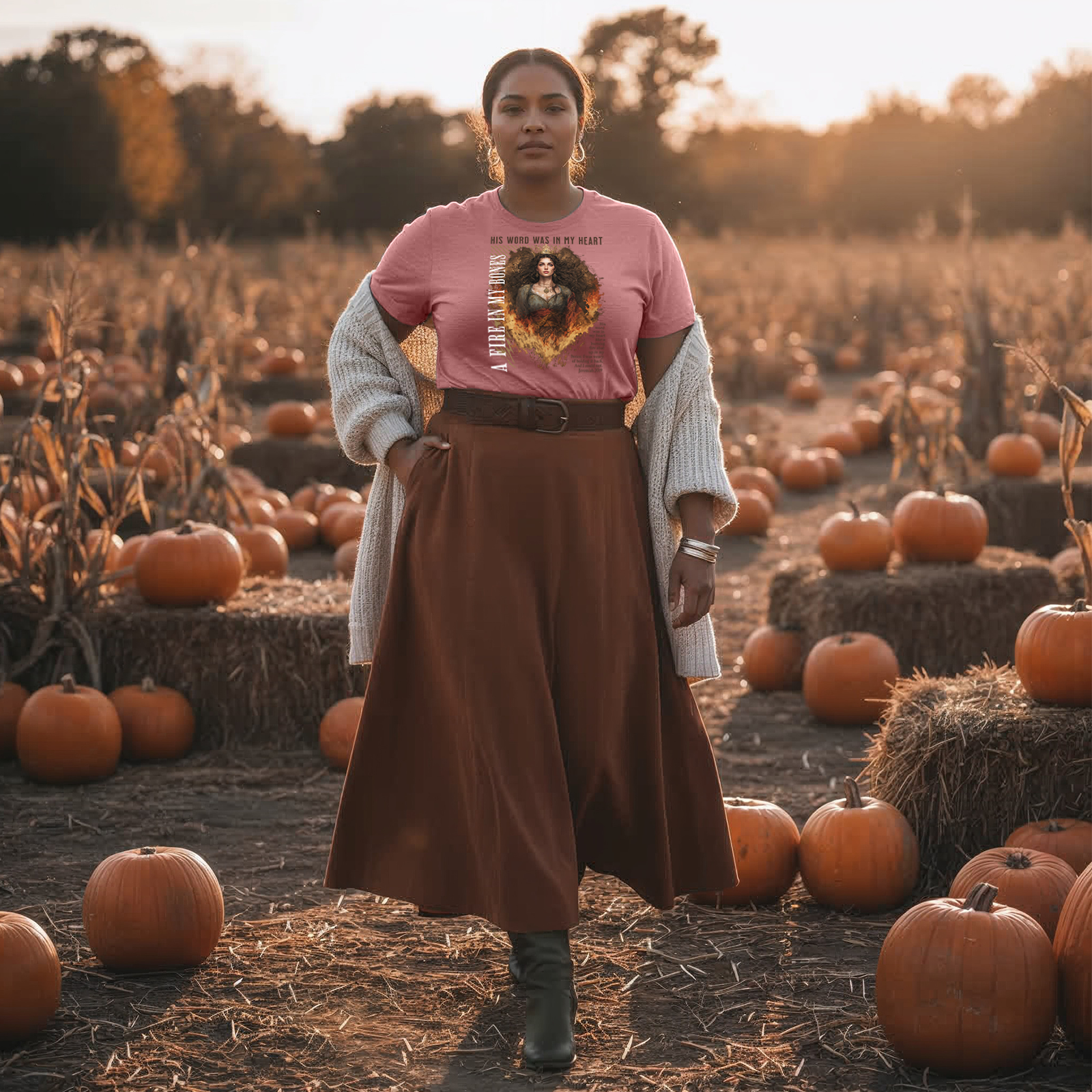 Fire in My Bones – War Cry Tee (Jeremiah 20:9)