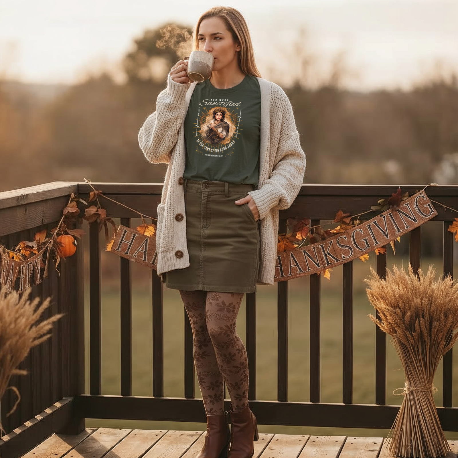 Washed • Sanctified • Justified – Blood-Bought Identity Tee (1 Corinthians 6:11)