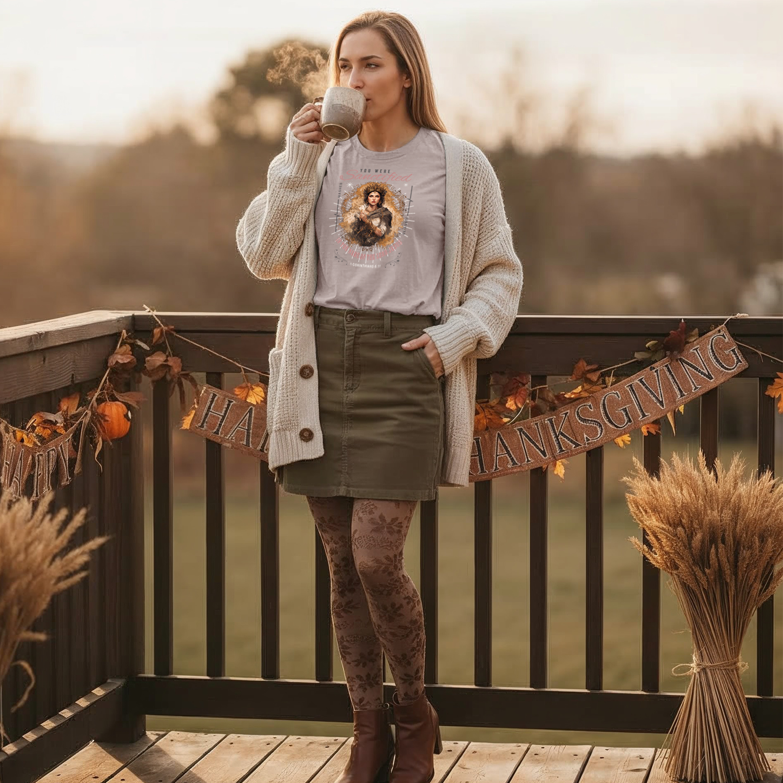 Washed • Sanctified • Justified – Blood-Bought Identity Tee (1 Corinthians 6:11)