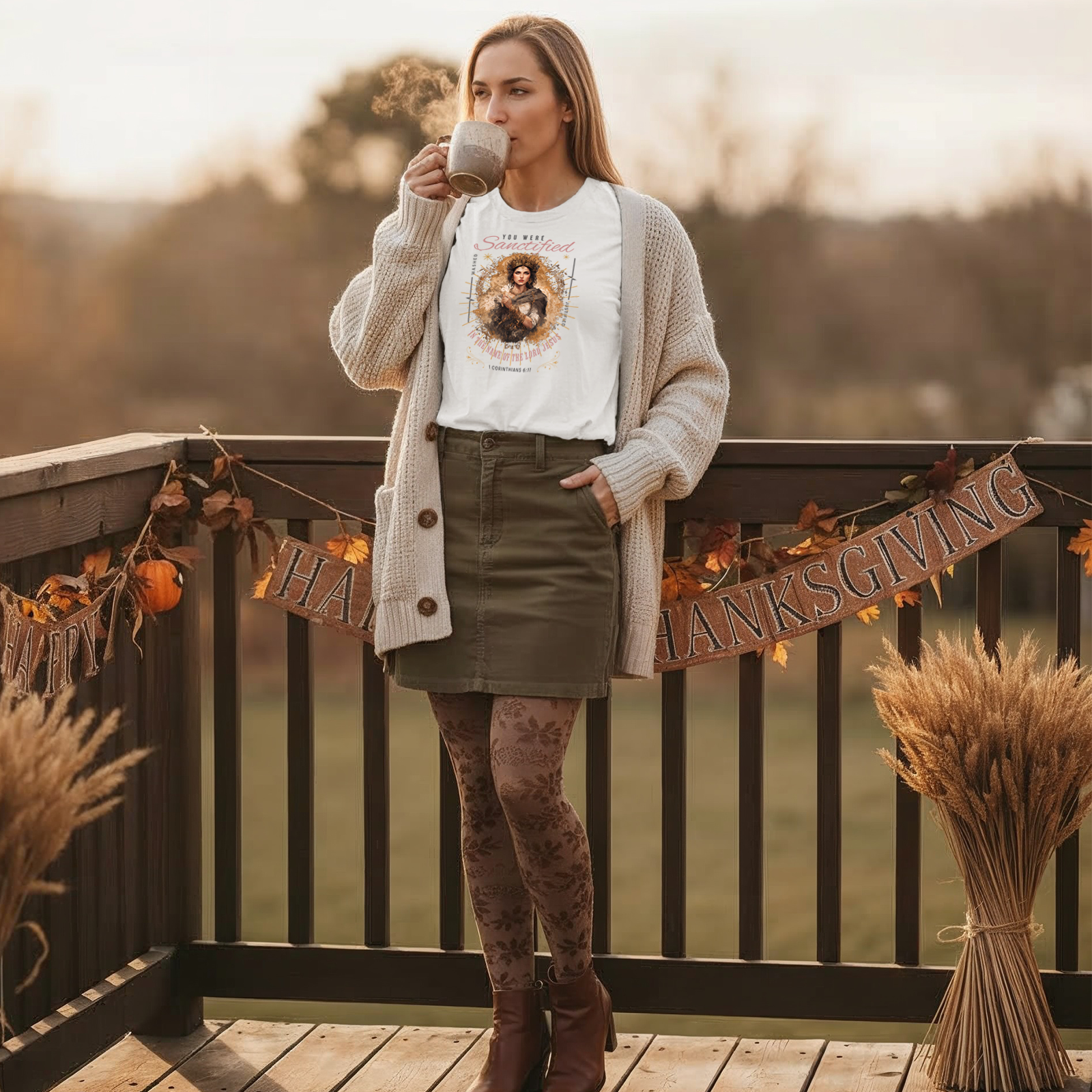 Washed • Sanctified • Justified – Blood-Bought Identity Tee (1 Corinthians 6:11)