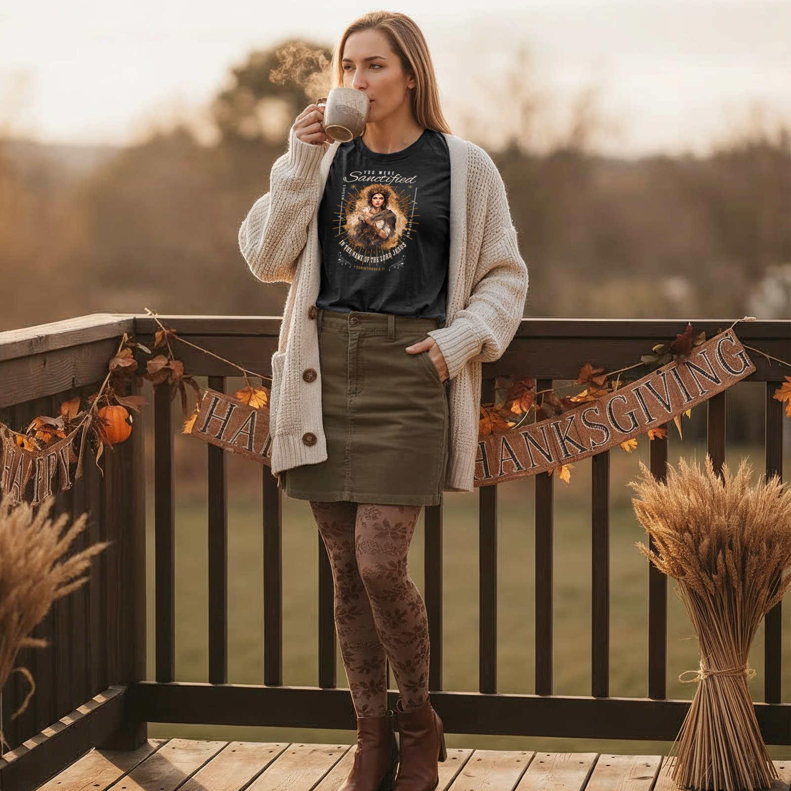 Washed • Sanctified • Justified – Blood-Bought Identity Tee (1 Corinthians 6:11)