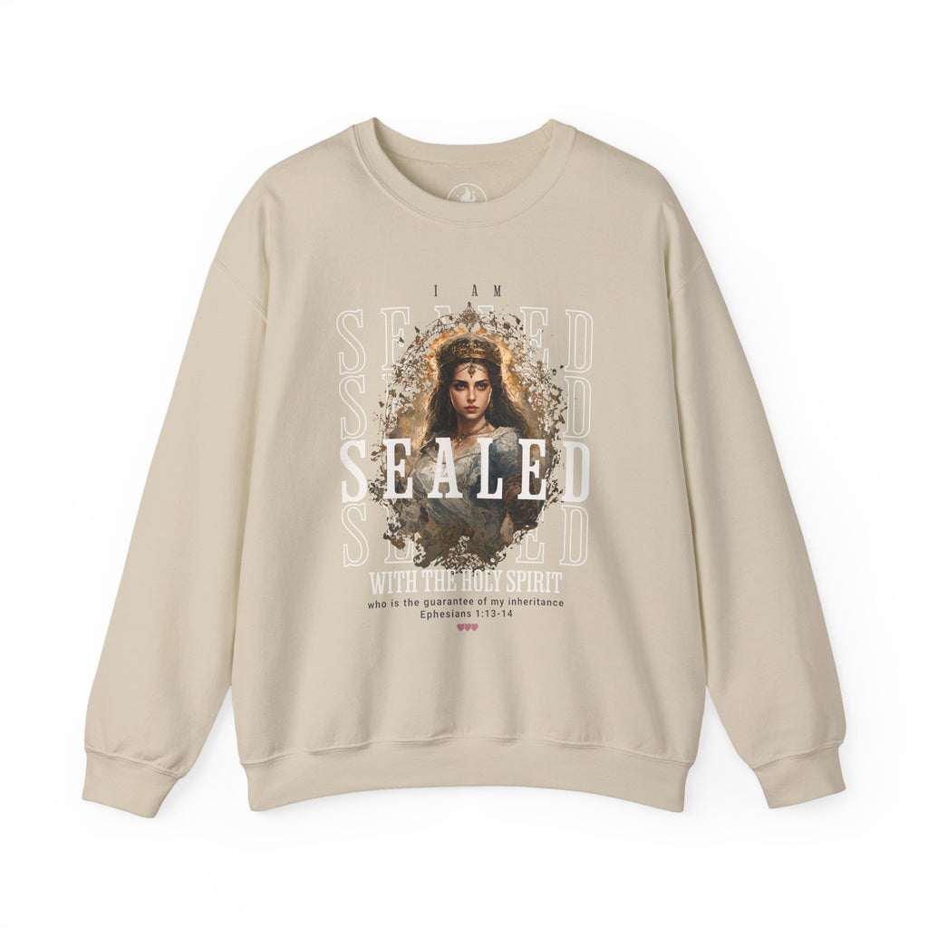Sealed by His Spirit – Branded by Fire Crewneck (Ephesians 1:13–14)