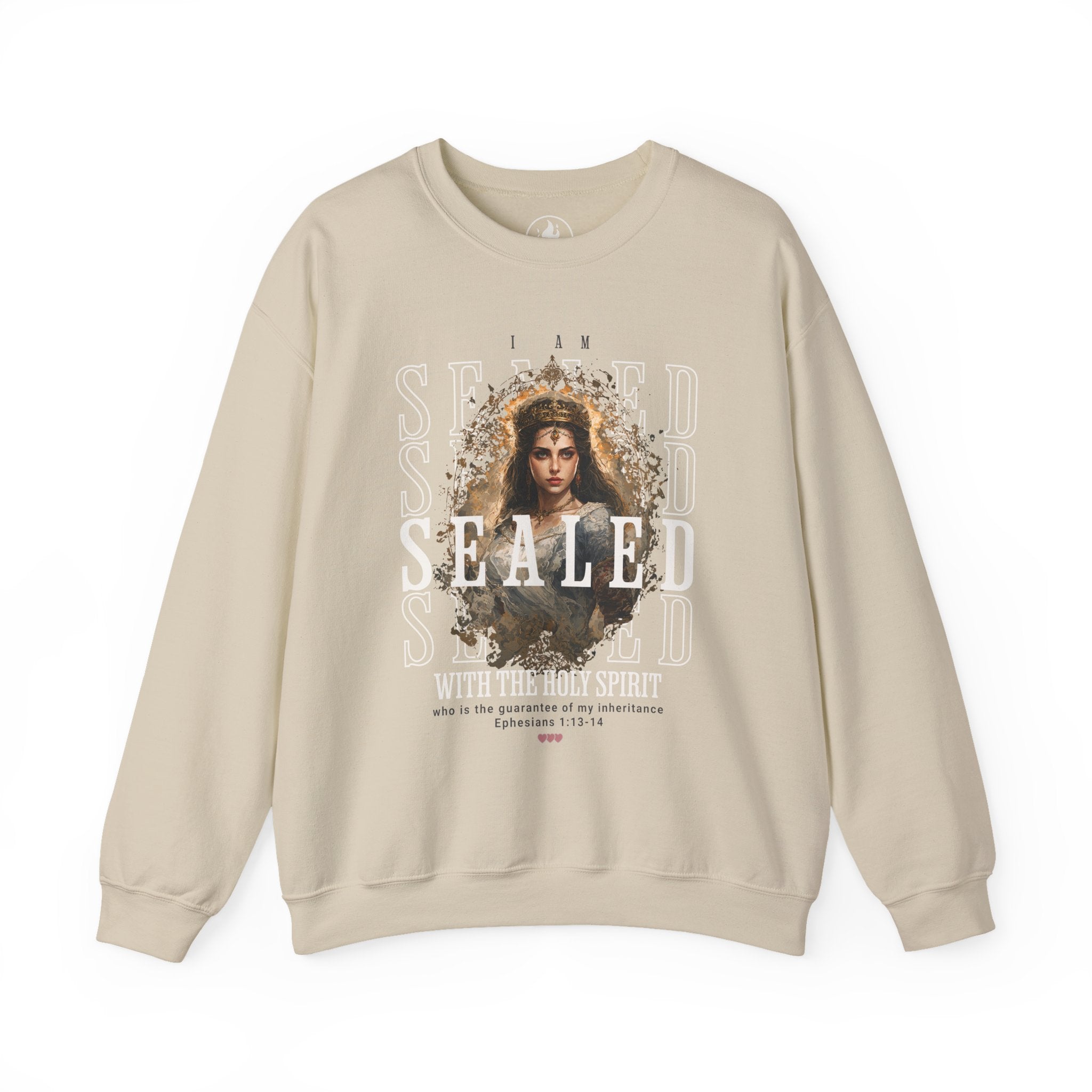 Sealed by His Spirit – Branded by Fire Crewneck (Ephesians 1:13–14)
