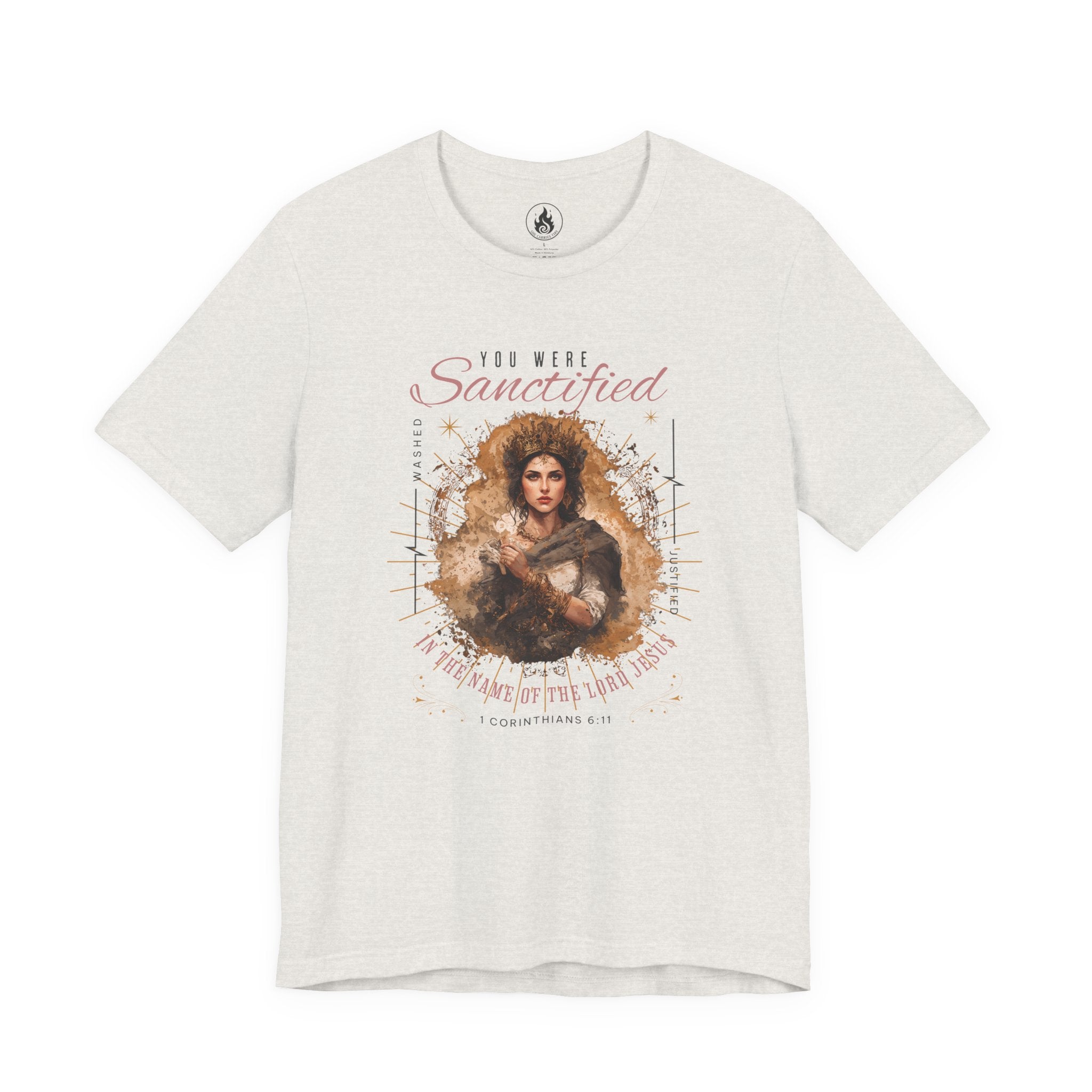 Washed • Sanctified • Justified – Blood-Bought Identity Tee (1 Corinthians 6:11)